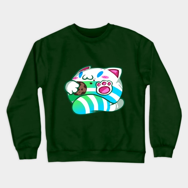 Sound Voltex - Tamacat snack~ Crewneck Sweatshirt by Wadaiko